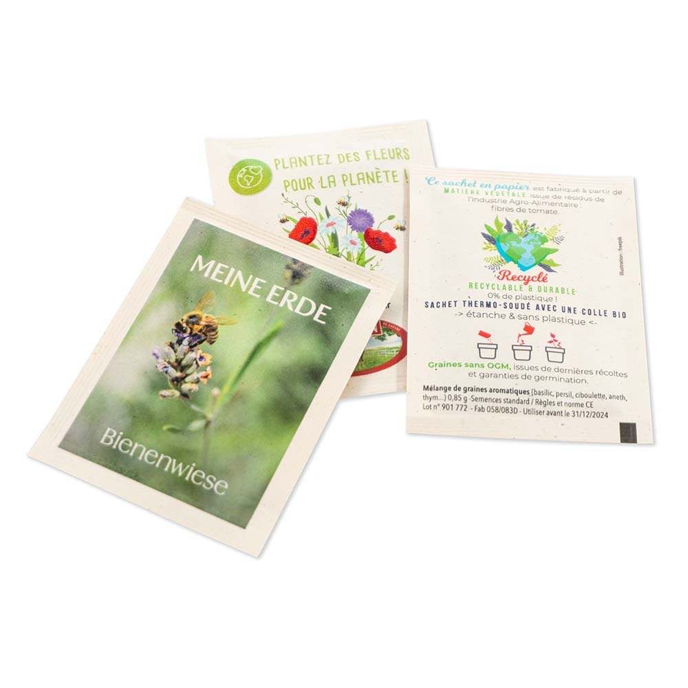 Frøposer 65 x 95 mm tomatfiberpapir